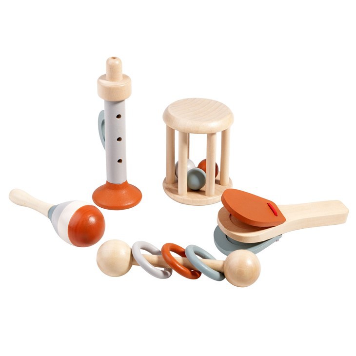 Early Wooden Musical Instrument Toy